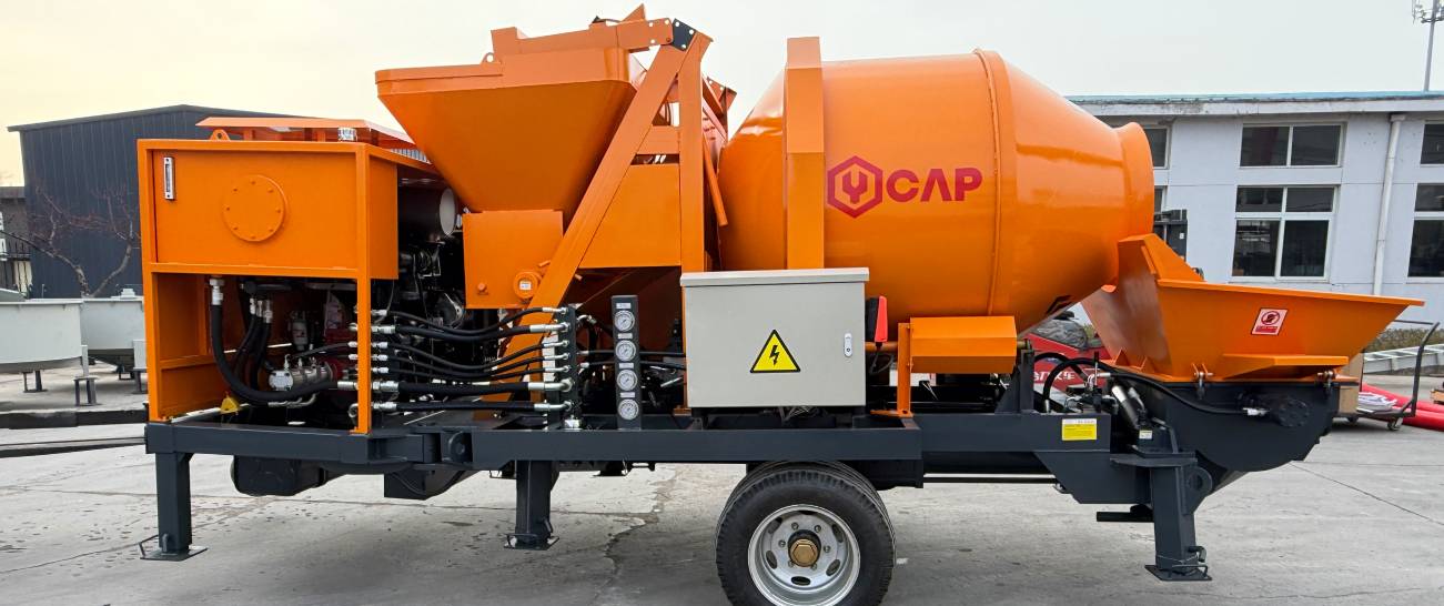 LINGHAO Customized Concrete Mixing Pump for Honduras